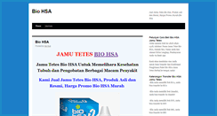 Desktop Screenshot of biohsa.org